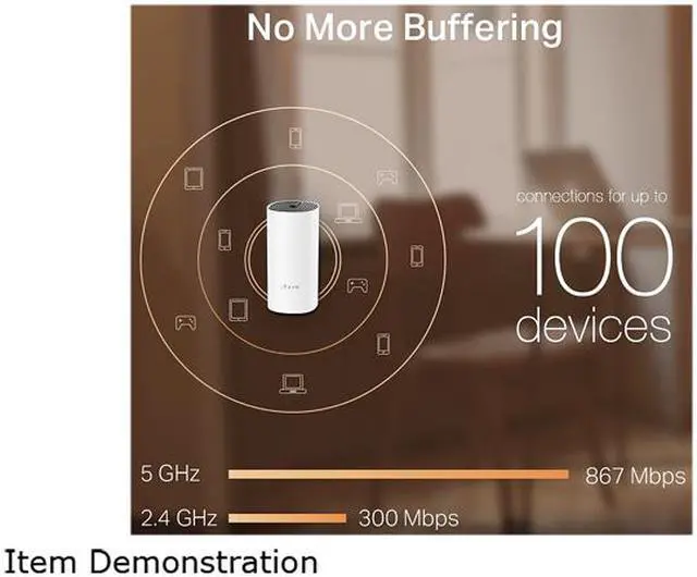 Alt view image 6 of 8 - TP-Link NT Deco M4(2-pack) AC1200 Whole Home Mesh Wi-Fi System