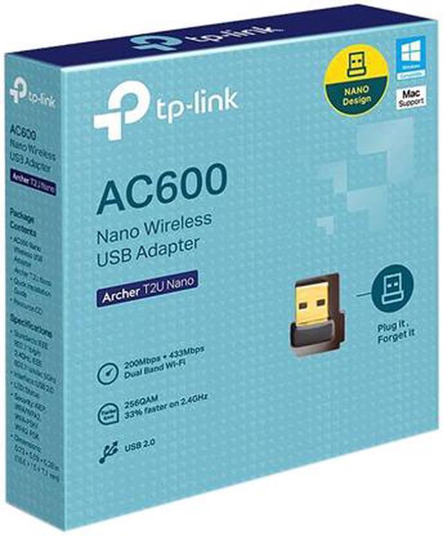 TP-Link Archer-T2UB-Nano AC600 Nano Wi-Fi Bluetooth 4.2 USB Adapter