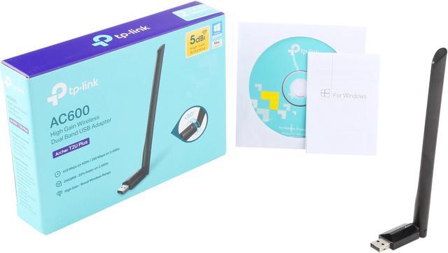 Alt view image 12 of 11 - TP-Link ARCHER T2U PLUS AC600 High Gain Wireless Dual Band USB Adapter IEEE 802.11b/g/n 2.4 GHz, IEEE 802.11a/n/ac 5 GHz USB 2.0 600 Mbps (200 Mbps on 2.4 GHz, 433 Mbps on 5 GHz) Wireless Data Rates