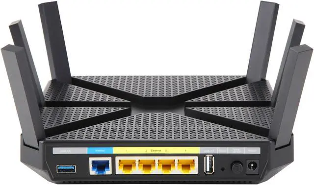 Alt view image 5 of 6 - TP-Link AC4000 Smart WiFi Router - Tri Band Router, MU-MIMO, VPN Server, Advanced Security by Homecare, Beamforming, Link Aggregation, Rangeboost, Works with Alexa(Archer A20)