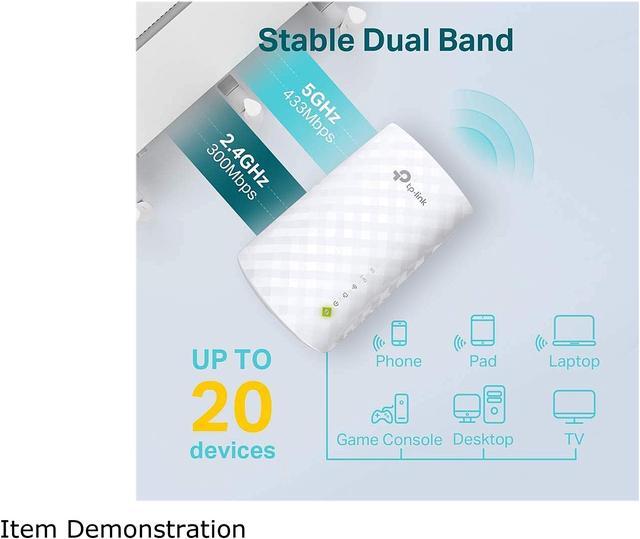 Alt view image 6 of 14 - TP-Link | AC750 WiFi Range Extender - Dual Band Cloud App Control | 2019 Release | Up to 750Mbps | One Button Setup Repeater, Internet Booster, Access Point | Smart Home & Alexa Devices (RE220)