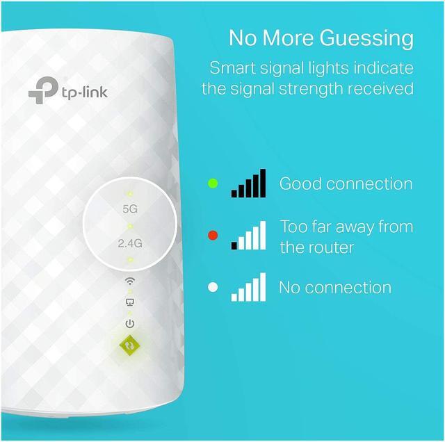 Alt view image 9 of 14 - TP-Link | AC750 WiFi Range Extender - Dual Band Cloud App Control | 2019 Release | Up to 750Mbps | One Button Setup Repeater, Internet Booster, Access Point | Smart Home & Alexa Devices (RE220)