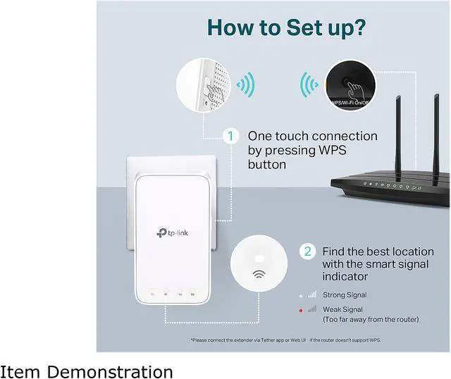 Alt view image 7 of 15 - TP-Link AC1200 WiFi Extender (RE300), Covers Up to 1500 Sq.ft and 25 Devices, Up to 1200Mbps, Supports OneMesh, Dual Band Internet Repeater, Range Booster