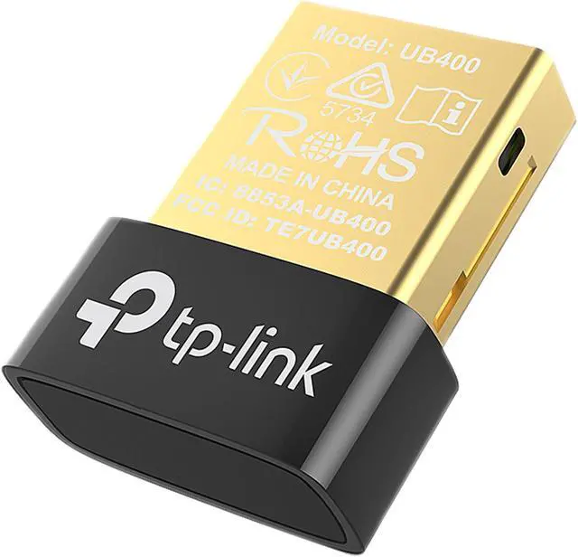 Alt view image 2 of 20 - TP-Link USB Bluetooth Adapter for PC, 4.0 Bluetooth Dongle Receiver Support Windows 10/8.1/8/7/XP for Desktop, Laptop, Mouse, Keyboard, Printers, Headsets, Speakers, PS4/ Xbox Controllers (UB400)