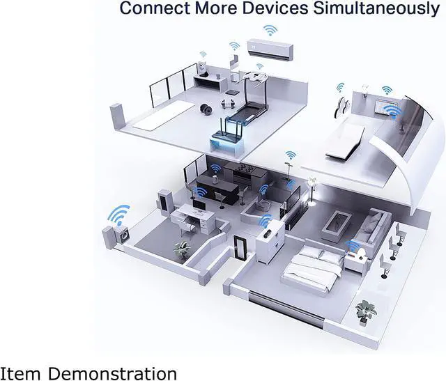 Alt view image 5 of 7 - TP-Link WiFi 6 AX3000 Smart WiFi Router (Archer AX50) – 802.11ax Router, Gigabit Router, Dual Band, OFDMA, MU-MIMO, Parental Controls, Built-in HomeCare, Works with Alexa