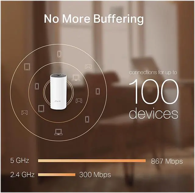 Alt view image 6 of 6 - TP-Link Deco M4 (3-pack) AC1200 Whole Home Mesh Wi-Fi System White