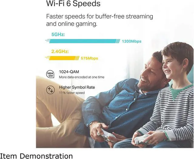 Alt view image 6 of 7 - TP-Link Deco WiFi 6 Mesh WiFi System(Deco X20) AX1800 - Covers up to 4000 Sq.Ft, Replaces Wireless Internet Routers and Extenders, 2-Pack
