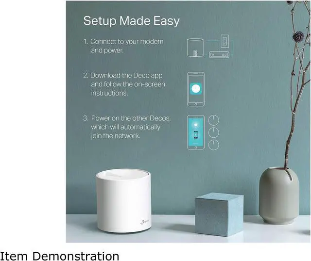 Alt view image 7 of 7 - TP-Link Deco WiFi 6 Mesh WiFi System(Deco X20) AX1800 - Covers up to 4000 Sq.Ft, Replaces Wireless Internet Routers and Extenders, 2-Pack