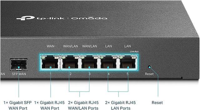 Alt view image 7 of 8 - TP-Link ER7206 | Multi-WAN High-Performance Wired VPN Router | Increased Network Capacity|SPI Firewall | Omada SDN Integrated|Load Balance|Lightning Protection|Limited Lifetime Protection