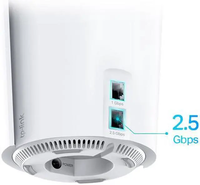 Alt view image 3 of 6 - TP-Link Deco X90(2-pack) AX6600 Tri-Band Whole Home Mesh Wi-Fi System, Covers up to 6000 Sq.Ft, Replaces Routers and Extenders, AI-Driven and Smart Antennas, White