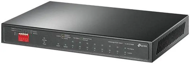 Alt view image 2 of 8 - TP-Link TL-SG1210MP | 8 Port Gigabit PoE Switch | 8 PoE+ Ports @123W, w/ 2 Uplink Gigabit Ports + 1 Combo SFP Slot | Plug & Play | Extend, Priority & Isolation Mode | Limited Lifetime Protection
