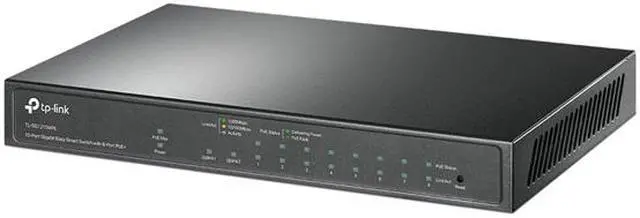 Alt view image 2 of 7 - TP-Link TL-SG1210MPE 10-Port Gigabit Easy Smart Switch with 8-Port PoE+