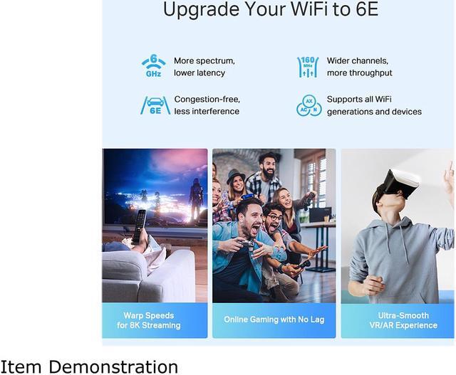 Alt view image 5 of 9 - TP-Link Deco AXE5400 Tri-Band WiFi 6E Mesh System (Deco XE75 Pro) - 2.5G WAN/LAN Port, Covers up to 5500 Sq.Ft, Replaces WiFi Router and Extender, AI-Driven Mesh, New 6GHz Band, 2-Pack