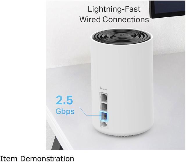 Alt view image 9 of 9 - TP-Link Deco AXE5400 Tri-Band WiFi 6E Mesh System (Deco XE75 Pro) - 2.5G WAN/LAN Port, Covers up to 5500 Sq.Ft, Replaces WiFi Router and Extender, AI-Driven Mesh, New 6GHz Band, 2-Pack