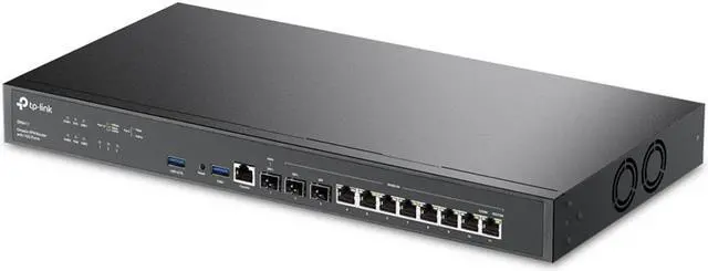 Alt view image 2 of 8 - TP-Link ER8411 | Enterprise Wired 10G VPN Router | Up to 10 WAN Ports | High Network Capacity | SPI Firewall | Omada SDN Integrated | Load Balance | Lightning Protection |