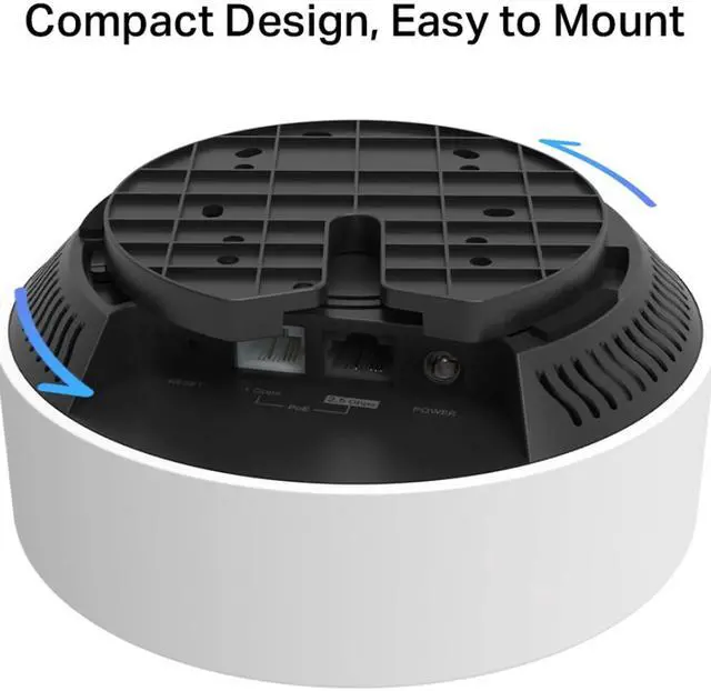 Alt view image 9 of 11 - TP-Link Deco AX3000 PoE Mesh WiFi(Deco X50-PoE), Ceiling/Wall-Mountable WiFi 6 Mesh, Replacing WiFi Router, Access Point and Range Extender, PoE-Powered, 2 PoE Ports(1 x 2.5G, 1 x Gigabit), 1-Pack