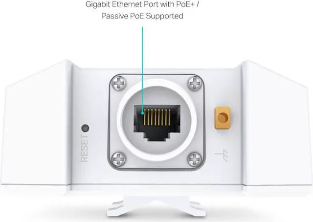 Alt view image 4 of 8 - TP-Link EAP650-Outdoor | Omada True WiFi6 AX3000 Gigabit Outdoor Access Point | Mesh, Seamless Roaming, MU-MIMO | PoE+ Powered | IP67 | Multiple SDN Controller | Remote & App Control | Support RE Mode