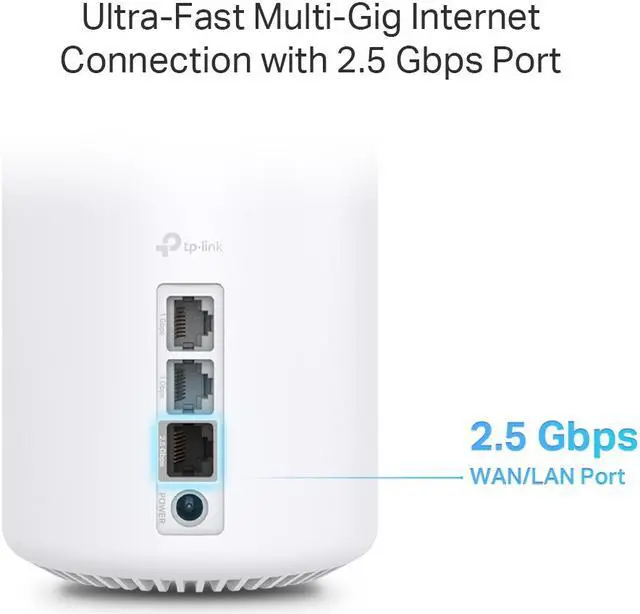 Alt view image 5 of 9 - TP-Link Deco X80(2-pack) AX6000 Dual-Band Mesh WiFi 6 System