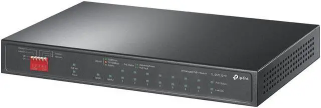 Main image of TP-Link TL-SG1210PP 8-Port Gigabit and 1x Combo SFP Slot PoE Switch with 6 PoE+ and 2 PoE++ Ports