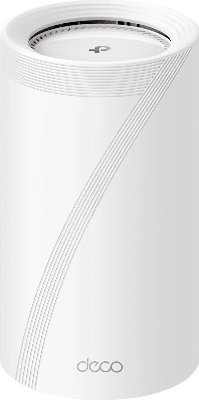 Alt view image 3 of 12 - TP-Link Quad-Band WiFi 7 BE33000 Whole Home Mesh System (Deco BE95) | 16-Stream | 2 × 10G + 2 × 2.5G Ports Wired Backhaul, 12 × High-Gain Antennas | VPN, AI-Roaming, 4×4 MU-MIMO, HomeShield (2-Pack)
