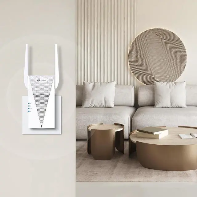 Alt view image 9 of 10 - TP-Link AX1800 RE615X WiFi 6 Range Extender with Ethernet Port OneMesh Compatible