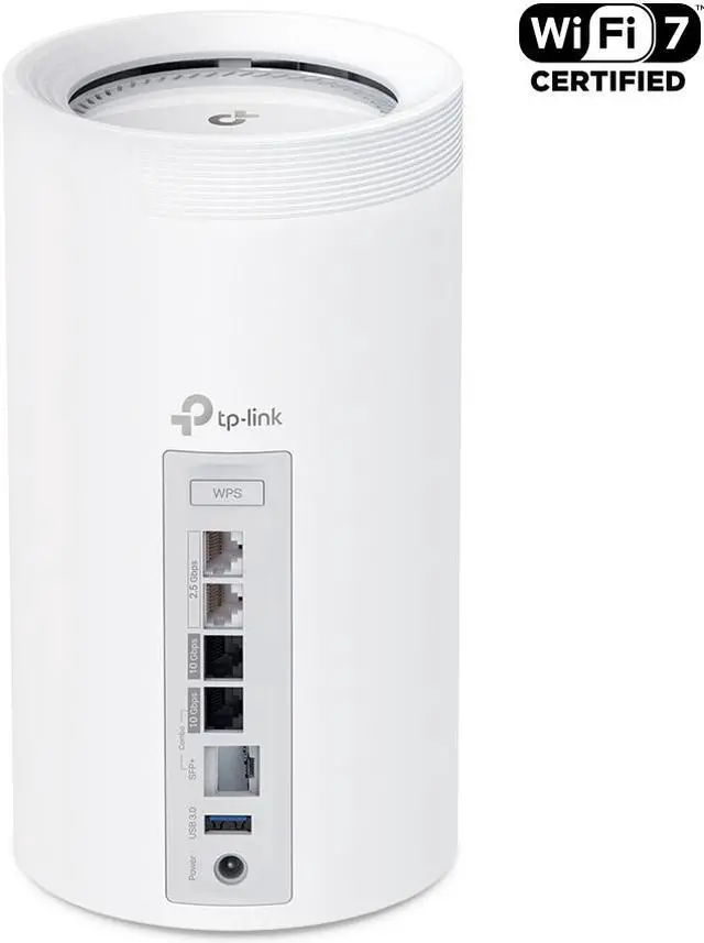 Alt view image 2 of 11 - TP-Link Tri-Band WiFi 7 BE22000 Whole Home Mesh System (Deco BE85) | 12-Stream 22 Gbps | 2x10G + 2x2.5G Ports Wired Backhaul, 8xHigh-Gain Antennas | VPN, AI-Roaming, 4x4 MU-MIMO, HomeShield (1-Pack)