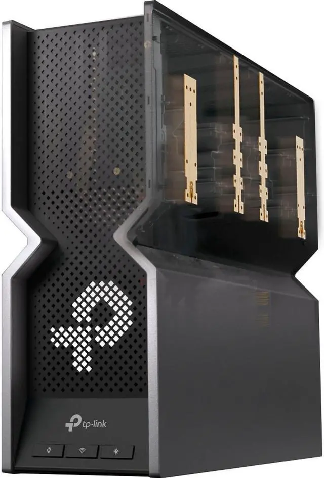 Alt view image 3 of 4 - TP-Link Archer BE19000 Tri-Band Wi-Fi 7 Router - Black  Archer BE800
