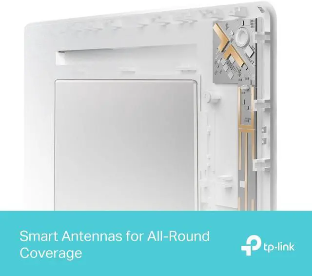 Alt view image 7 of 9 - TP-Link AX3000 Wall-Mounted Wi-Fi 6 Router Archer Air R5 | Ultra-Thin & Compact | Dual Band Wi-Fi | Smart Beamforming Antennas | EasyMesh Compatible | Mounting Materials Included | Homeshield, VPN