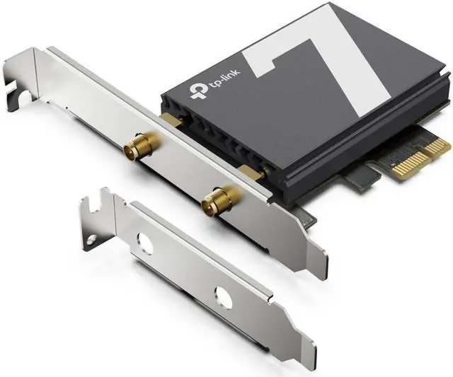 Alt view image 2 of 7 - TP-Link WiFi 7 BE9300 PCIe WiFi Card for Desktop PC(Archer TBE550E), Tri-Band Wireless Adapter with MLO, LED, Bluetooth 5.4, WPA3, Ultra-Low Latency, Easy Installation, Multicolor status LED
