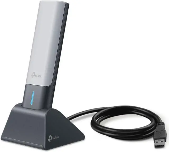 Alt view image 2 of 9 - TP-Link Archer TX50UH AX3000 High Gain Dual Band Wi-Fi 6 USB Adapter - Ultra-Fast Speeds, 2402 Mbps 5 GHz, 574 Mbps 2.4 GHz, High Gain Antenna, USB 3.0, WPA3 Security