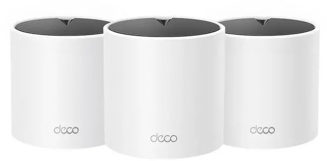 Main image of TP-Link Dual-Band AX1500 WiFi 6 Mesh Wi-Fi System (Deco X15) | Replaces Routers and Extenders | Covers up to 5,600 sq.ft. | 2 Gigabit ports per unit, supports Ethernet Backhaul | 2024 Release (3-Pack)