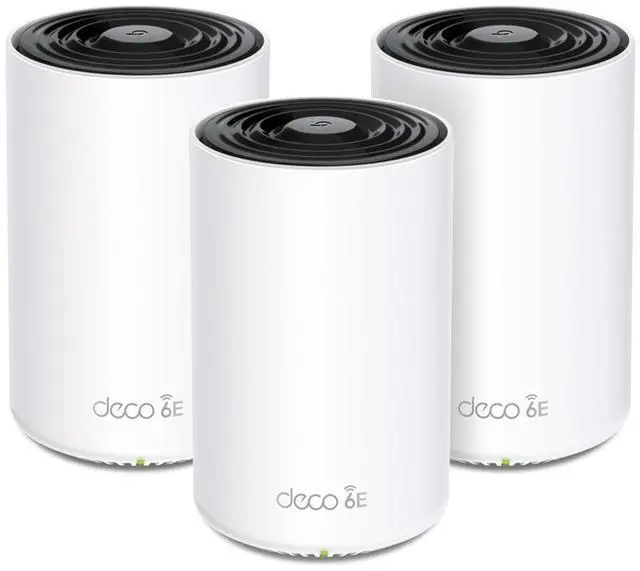 Main image of TP-Link Deco AXE4900 Deco XE70 Pro Tri-Band WiFi 6E Mesh WiFi System, 2.5G WAN/LAN Ports, 4.9 Gbps Wi-Fi  7,New 6 GHz Band, Deco XE70 Pro(3-Pack)