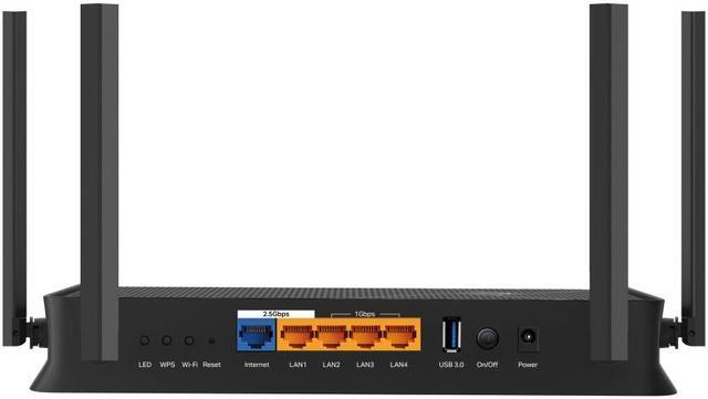 Alt view image 3 of 9 - TP-Link Dual-Band BE3600 Wi-Fi 7 Router Archer BE230 | 4-Stream 3.6 Gbps | 2×2.5G + 3×1G Ports, USB 3.0, 2.0 GHz Quad Core, 4 Antennas (Archer BE230)
