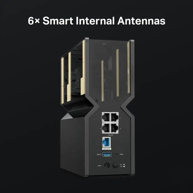 Alt view image 5 of 9 - TP-Link Archer BE550 Pro BE9300 Tri-Band WiFI 7 10G / 2.5G Router