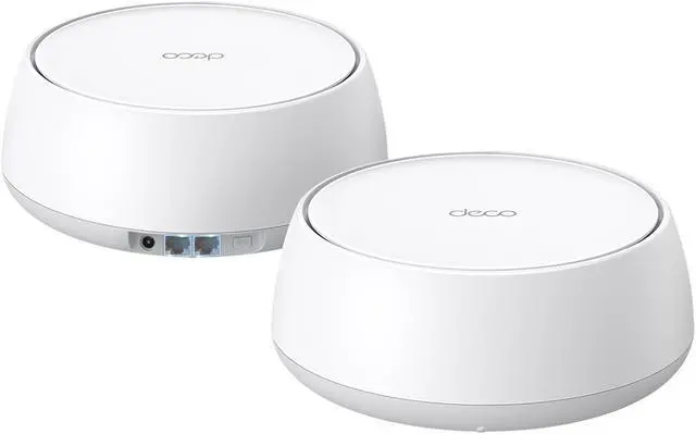 Main image of TP-Link Dual-Band BE3600 WiFi 7 Mesh Wi-Fi System (Deco BE23) | 4-Stream 3.6 Gbps | 160 Mhz Channels | Covers up to 4,500 Sq.Ft | 2× 2.5G Ports Wired Backhaul | VPN,MLO,AI-Roaming, HomeShield (2-Pack)