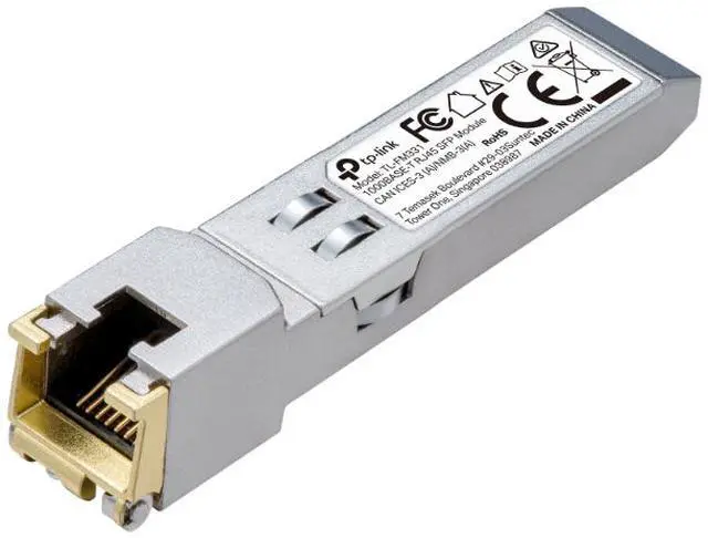 Main image of TP-Link Omada 1000BASE-T RJ45 SFP Module, TL-FM331
