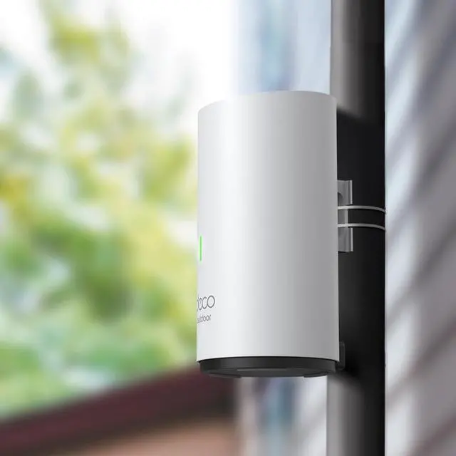 Alt view image 5 of 11 - TP-Link Dual-Band Wi-Fi 6 AX1800 Outdoor Mesh WiFi Extender, Deco X20-Outdoor (1-Pack)