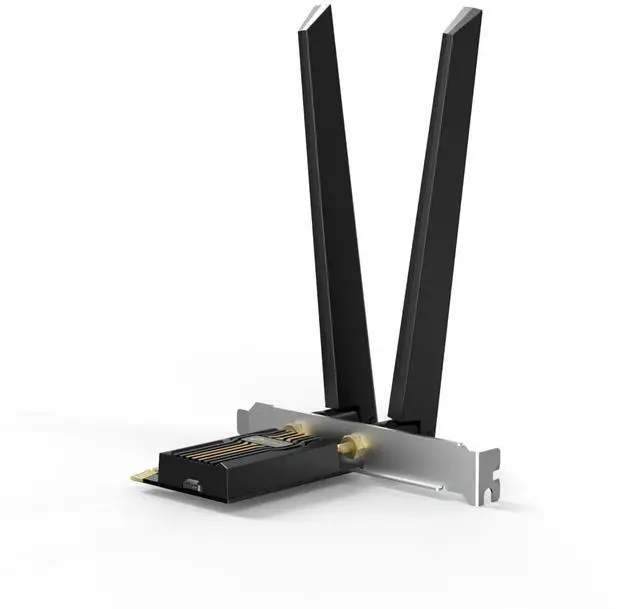 Alt view image 2 of 10 - TP-Link WiFi 7 Archer TBE552E BE9300 Tri-Band PCIe WiFi Card