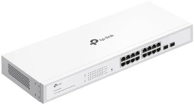 Alt view image 4 of 8 - TP-Link Festa FS318G 18 Port Gigabit Smart Managed Network Switch - 16 RJ45 ports & 2 SFP slots, Free Cloud Access, Static Routing, Vlan, IGMP Snooping, rack-mountable, fanless, Does not work w/ Omada