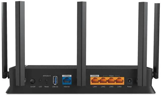 Alt view image 3 of 12 - TP-Link Archer BE260 BE5000 Dual-Band Wi-Fi 7 Router