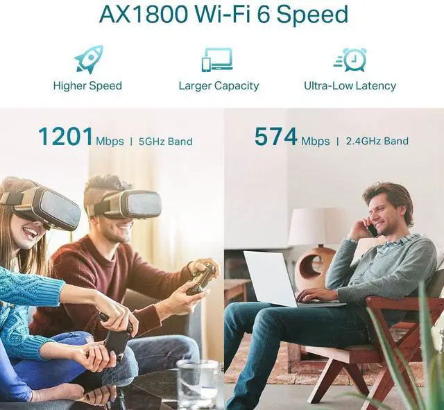Alt view image 5 of 8 - TP-Link - RE605X AX1800 Wi-Fi 6 Range Extender - White