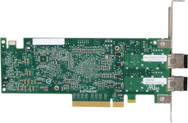 Alt view image 4 of 5 - Emulex OCe11102-NM Dual-channel 10GBase-SR (short reach optical) Network Adapter 10Gbps PCIe Express 2.0 x8 10GBASE-SR short wave lasers with LC type connector