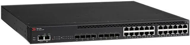 Main image of Brocade ICX6610-24-DC-E Managed Switch - Stackable