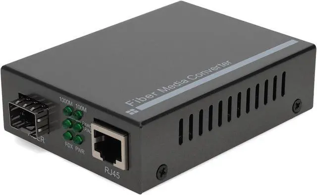 Main image of AddOn 10/100/1000Base-TX(RJ-45) to Open SFP Port Media Converter