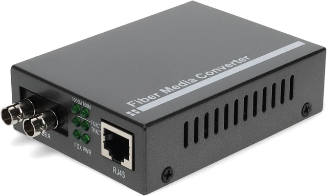 Main image of AddOn 10/100Base-TX(RJ-45) to 100Base-FX(ST) MMF 1310nm 2km Media Converter