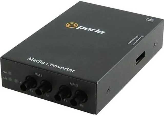 Main image of Perle S-1000MM-M2ST2 - Gigabit Ethernet Fiber to Fiber Stand-Alone Media Converter
