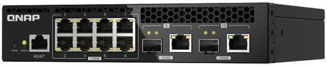 Alt view image 5 of 6 - Qnap QSW-M2108R-2C-US Managed Switch