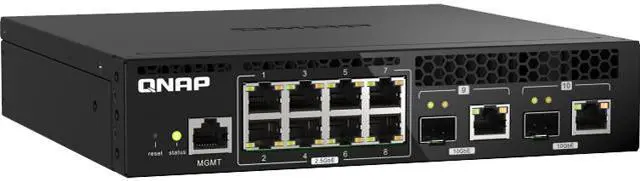 Main image of Qnap QSW-M2108R-2C-US Managed Switch