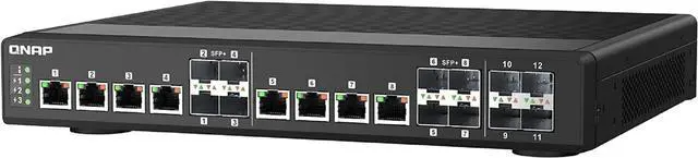 Alt view image 4 of 5 - Qnap QSW-IM1200-8C-US Managed Switch