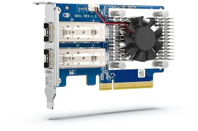 Main image of QNAP QXG-10G2SF-NXE Network - Interface Cards 10Gbps PCI-Express 2 x SFP+